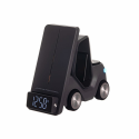 Беспроводное зарядное устройство DriveCharge 15W с подсветкой и часами для вашего логотипа